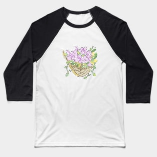 Hanging Flower Basket Baseball T-Shirt